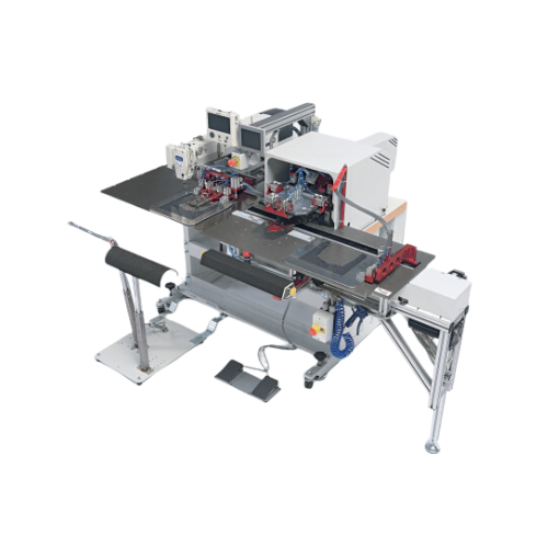 Fully Automatic Programmable Pocket Setter Unit For Jeans & Pants